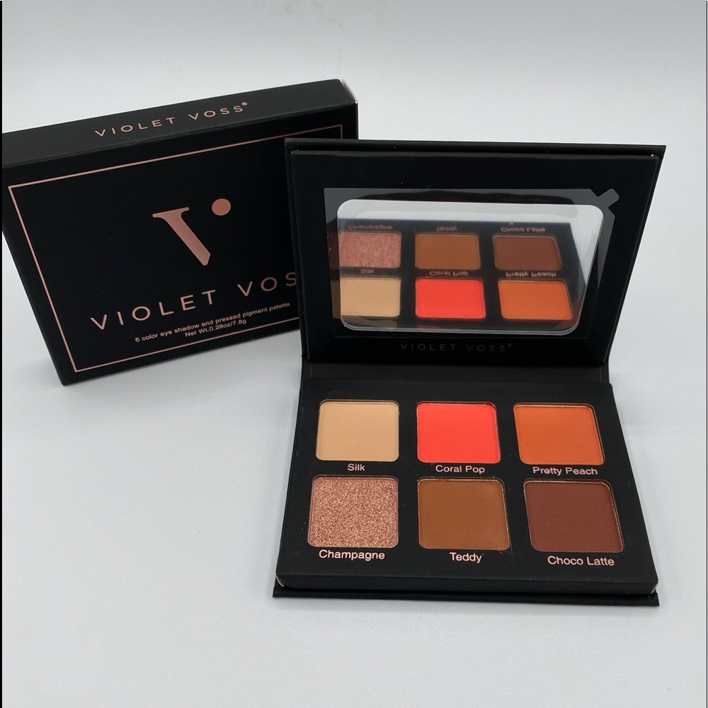 Violet Voss Coral Pop Eyeshadow Palette BNIB | Warm Coral Neutrals